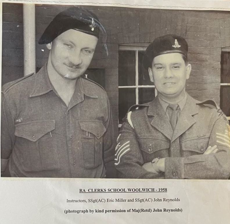 Candid pic of Eric Miller & John Reynolds 1958